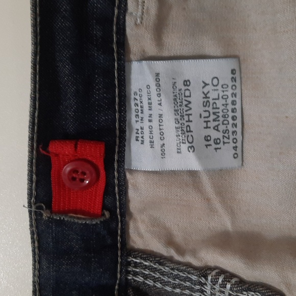 Boy's Wrangler Denim Husky Size  16 - Carpenters Shorts - Picture 8 of 10